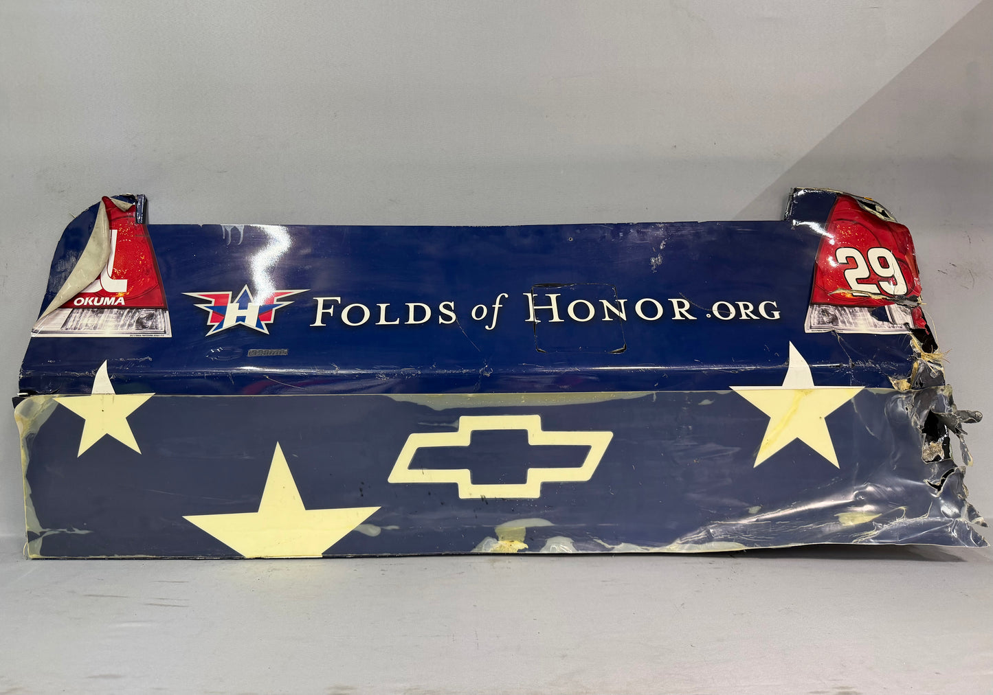 Kevin Harvick #29 Folds of Honor Foundation Nascar Rear Bumper
