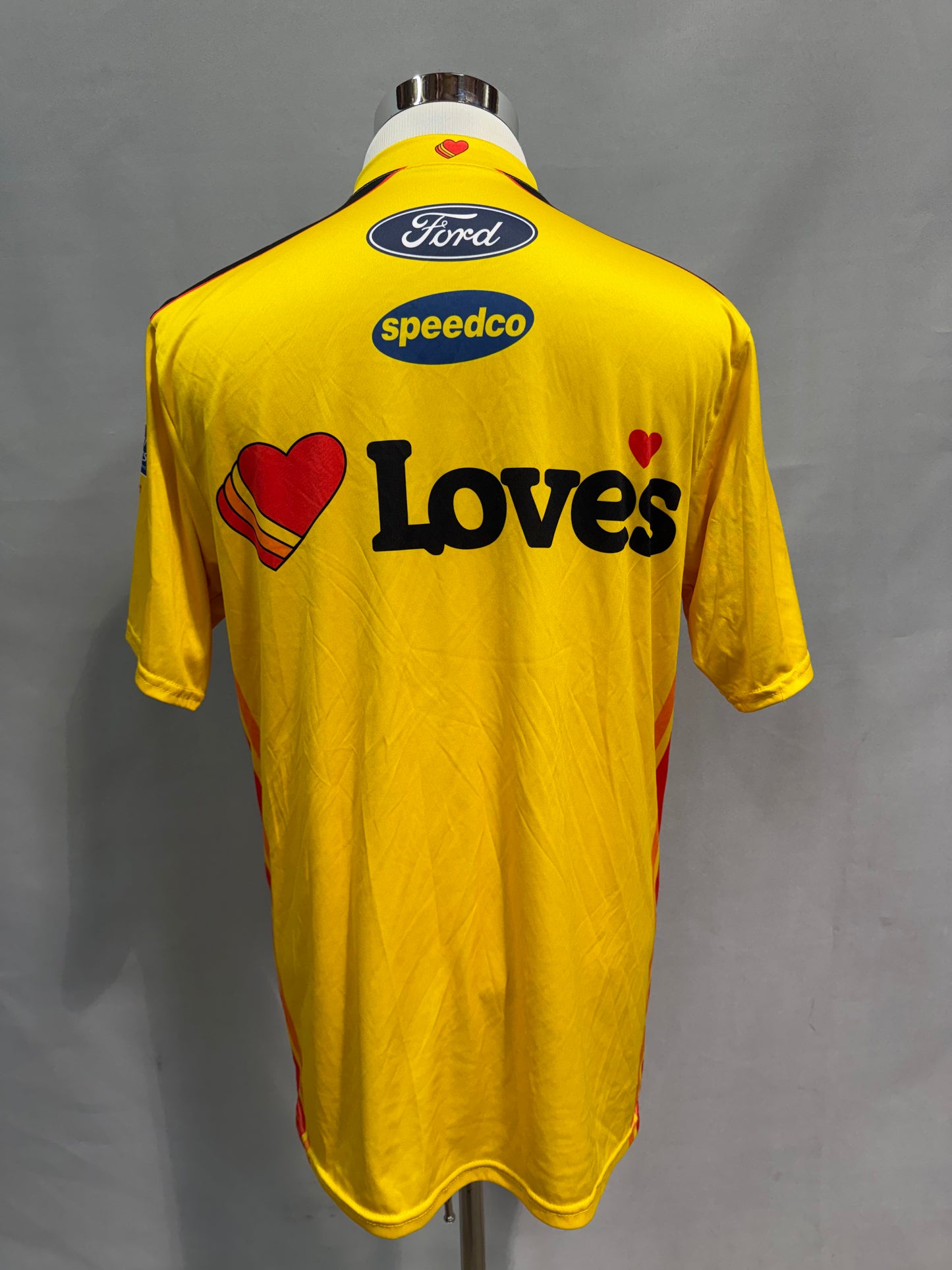 Michael McDowell #34 2022 Loves Truck Stop Nascar Crew Shirt Size Large