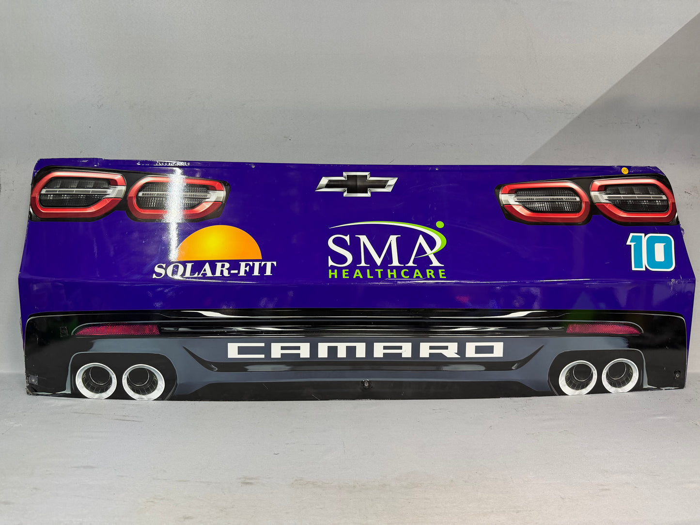 Daniel Dye #10 2025 WWTR Gateway Race To Stop Suicide Nascar Rear Bumper