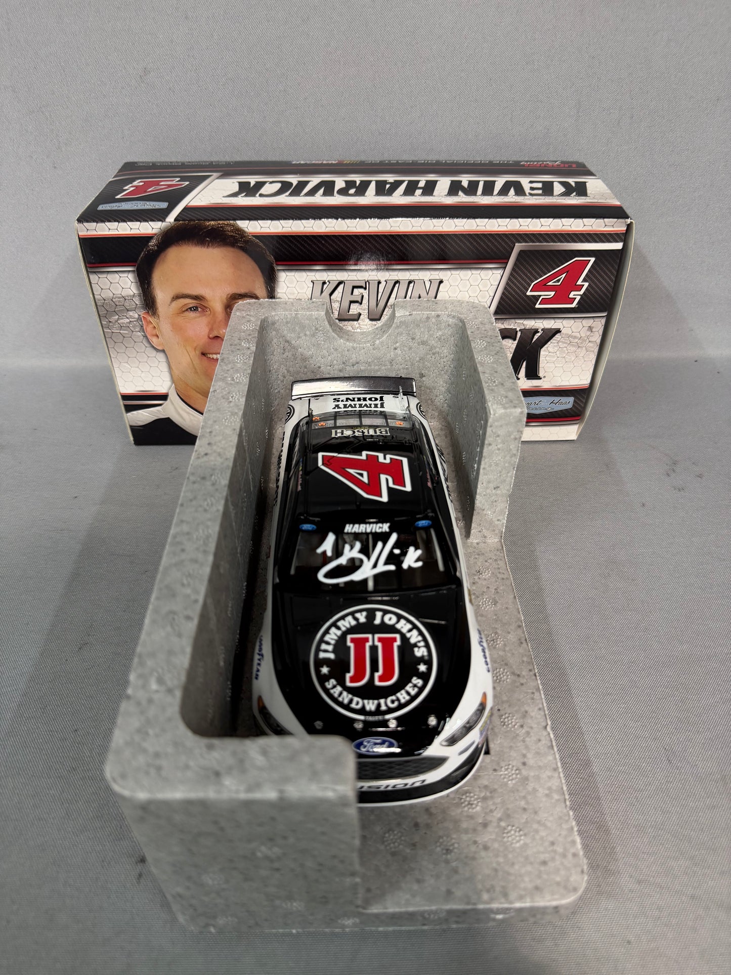Kevin Harvick #4 2017 Jimmy Johns Autographed Nascar Diecast