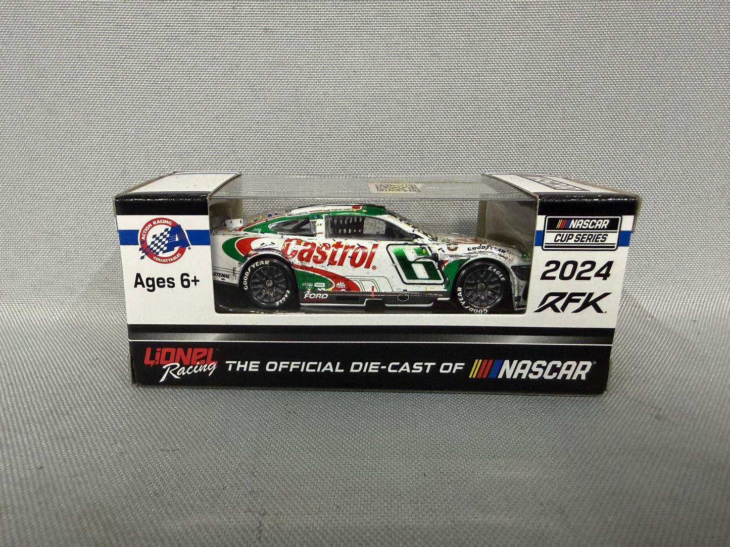 Brad Keselowski #6 2024 Darlington Win Castrol Throwback Nascar 1/64 Diecast