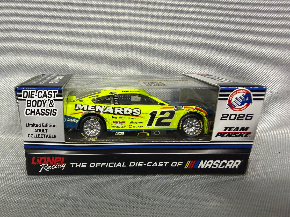 Ryan Blaney #12 2025 Phoenix Win Menards Dutch Boy Nascar 1/64 Diecast