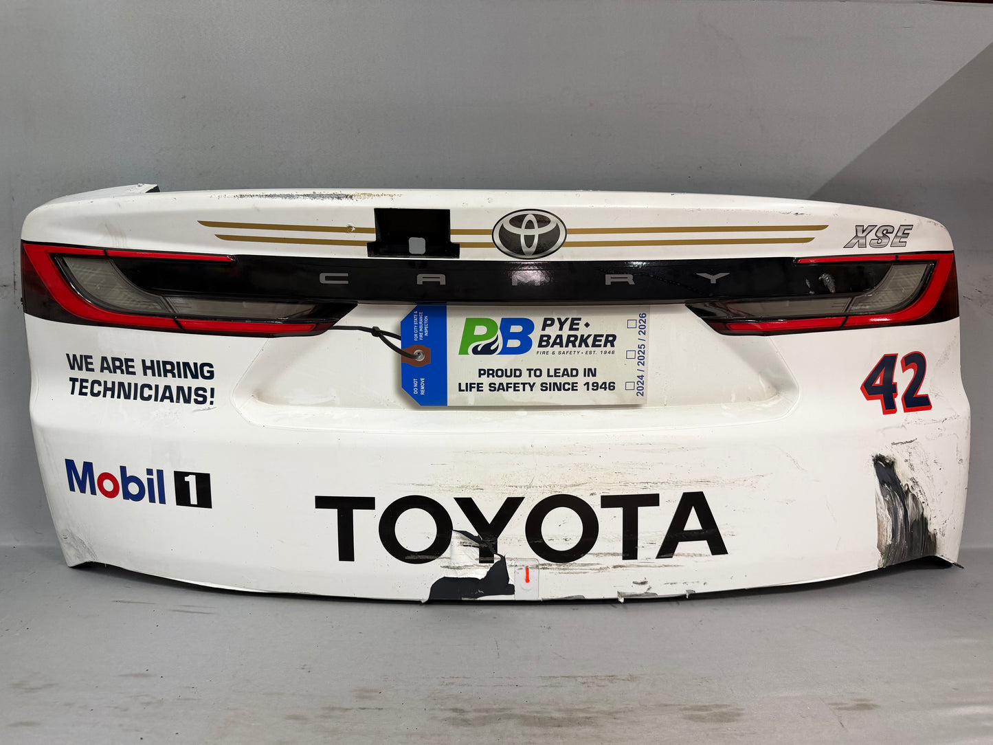 John Hunter Nemechek #42 2026 Michigan Pye Barker Nascar Rear Bumper