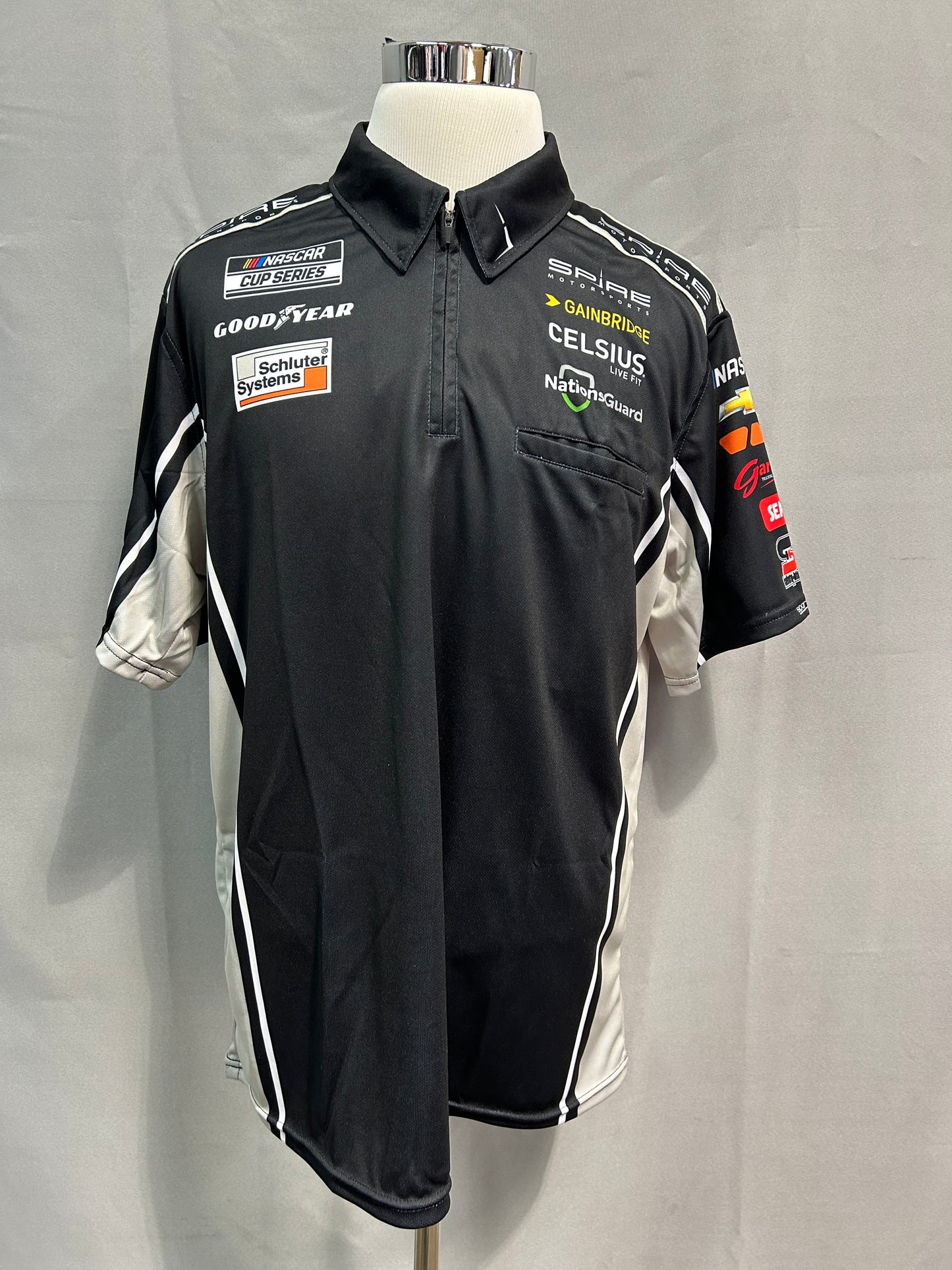 Corey Lajoie #7 Spire Motorsports Nascar Crew Shirt