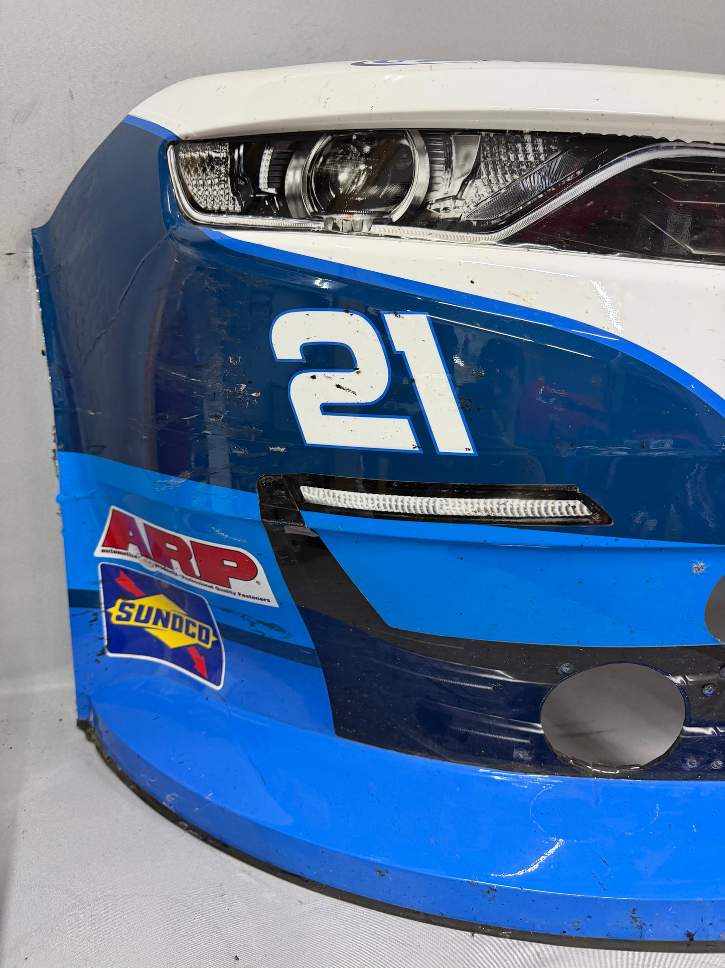 Austin Hill #21 2025 Portland Bennett Transportation Nascar Front Nose