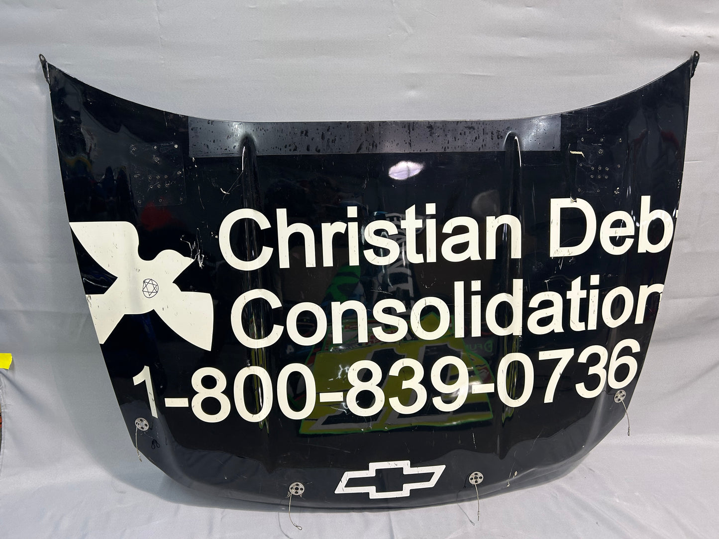Bill Lester #15 Christian Debt Consolidation Nascar Hood