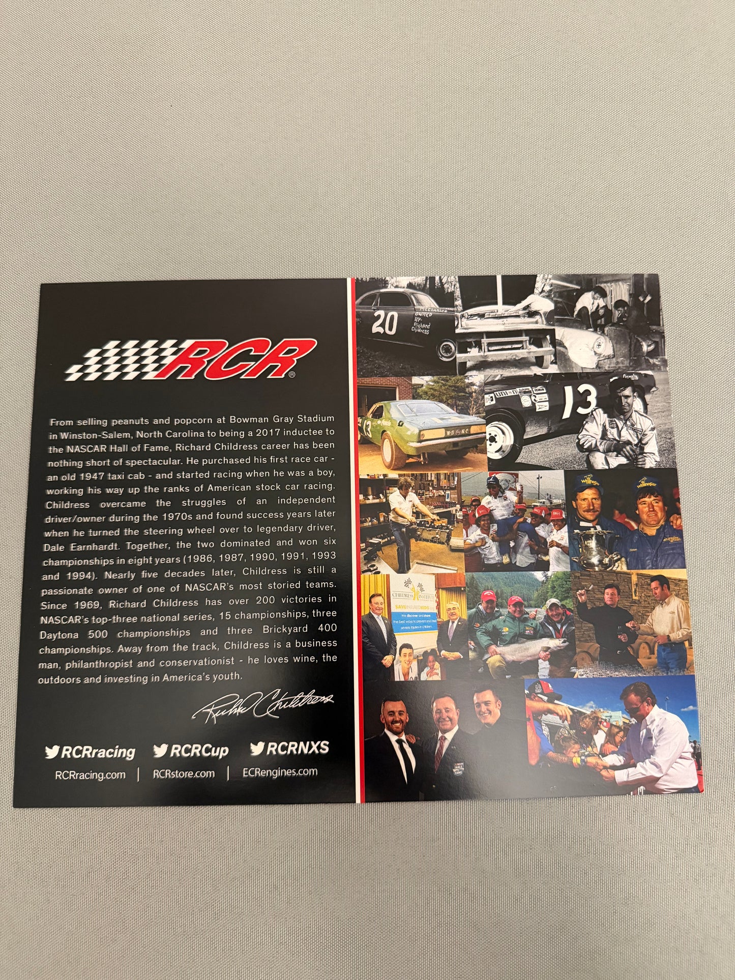 Richard Childress 2020 RCR Nascar Hero Card