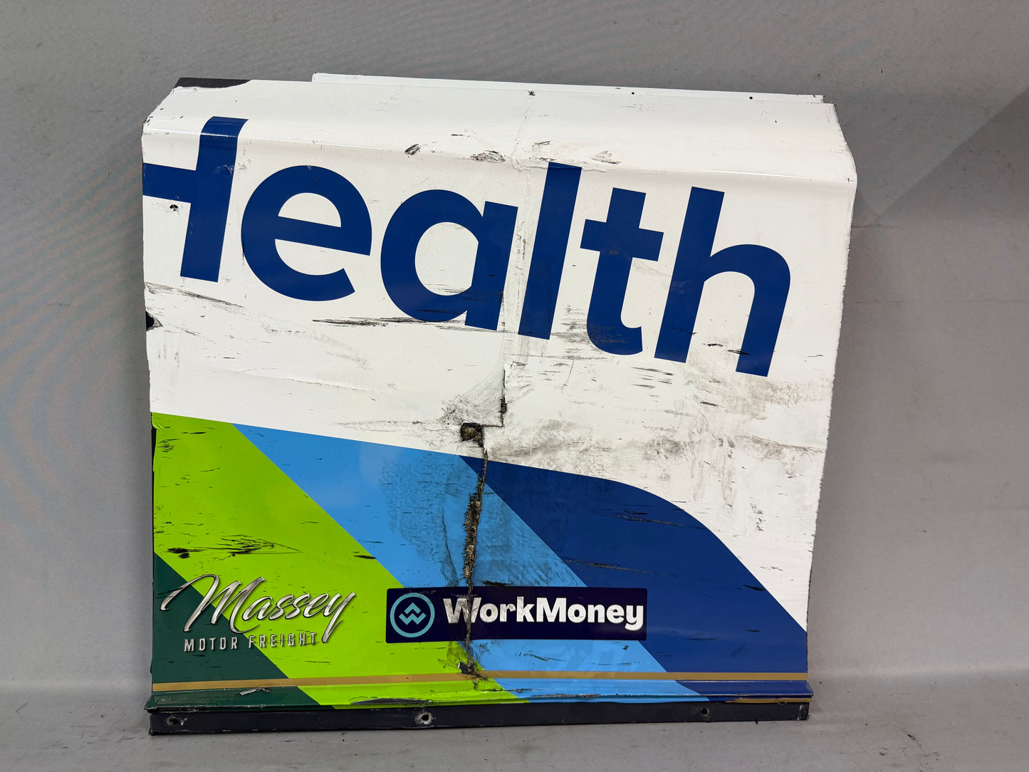 Erik Jones #43 2026 Bristol 1 Advent Health Nascar Sponsor Door Panel