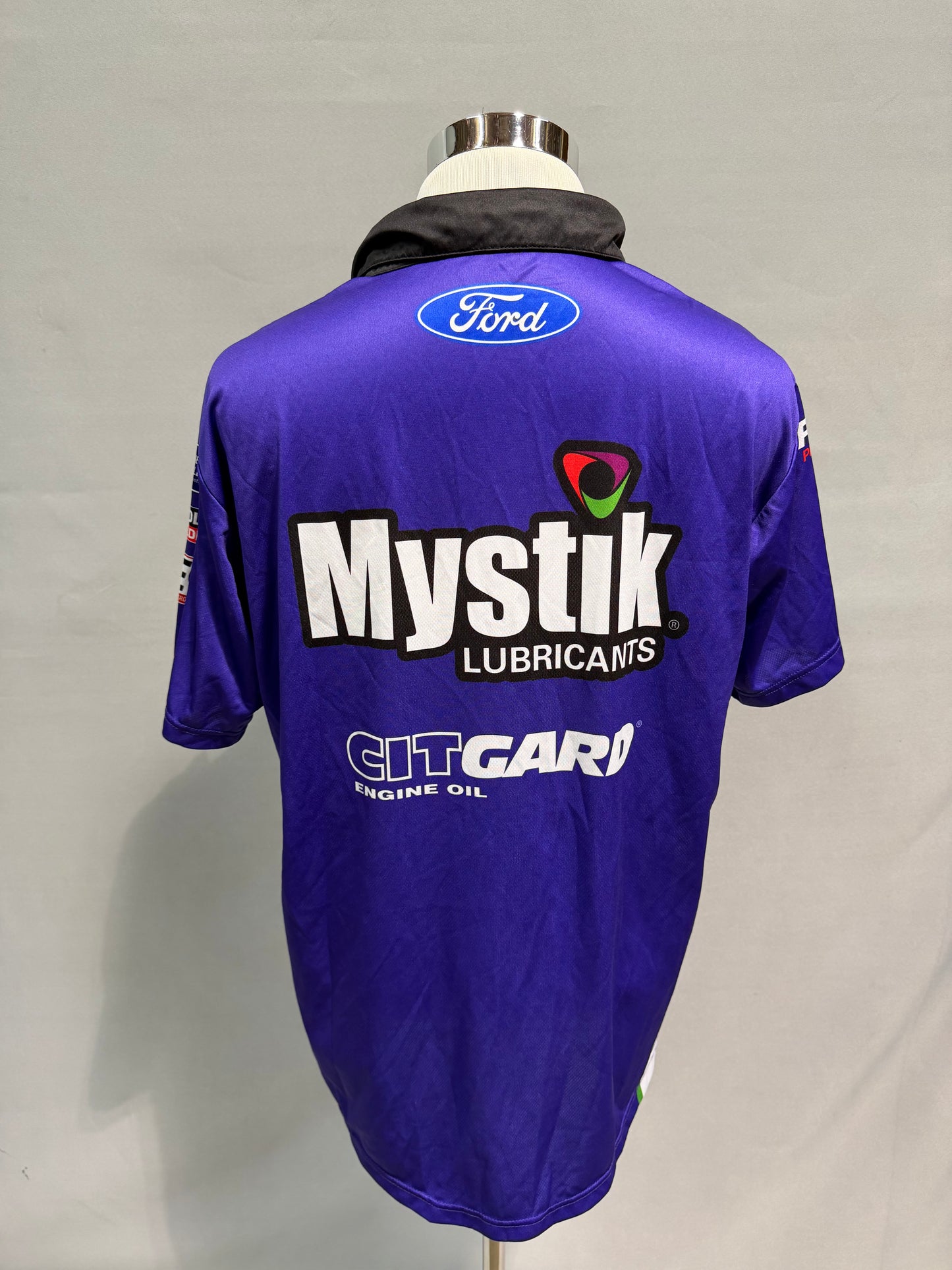 Zane Smith #38 2025 Mystik Lubricants Nascar Crew Shirt Size XL