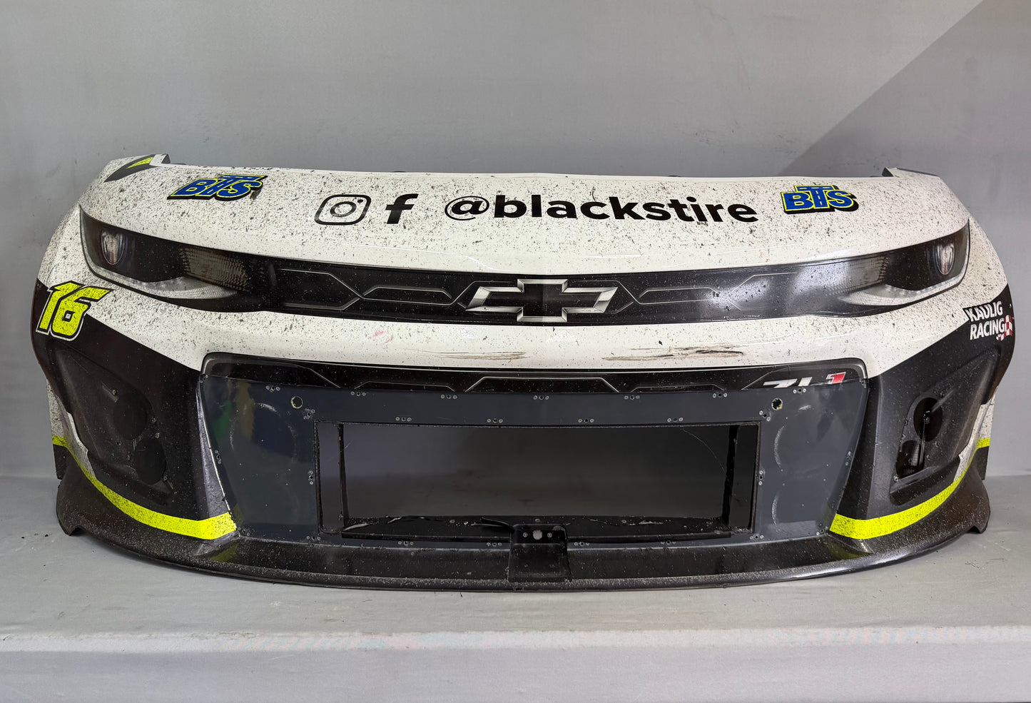 AJ Allmendinger #16 2025 Darlington Black’s Tire Nascar Front Nose