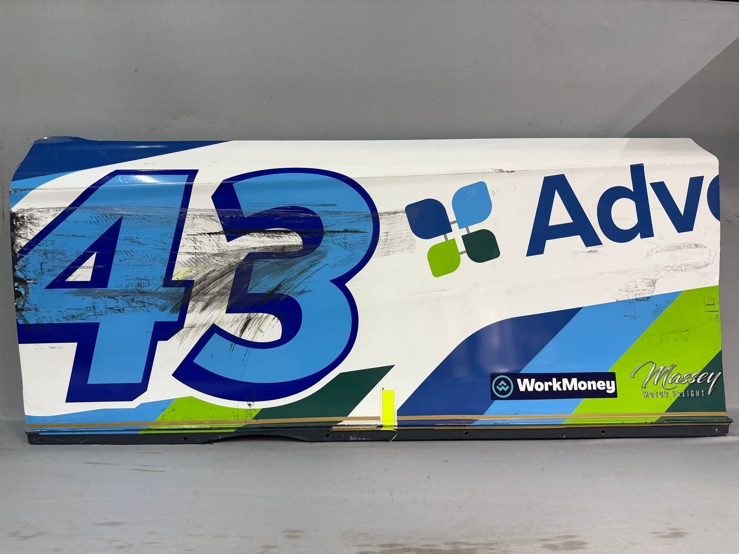Erik Jones #43 2026 Bristol 1 Advent Health Nascar Door Panel