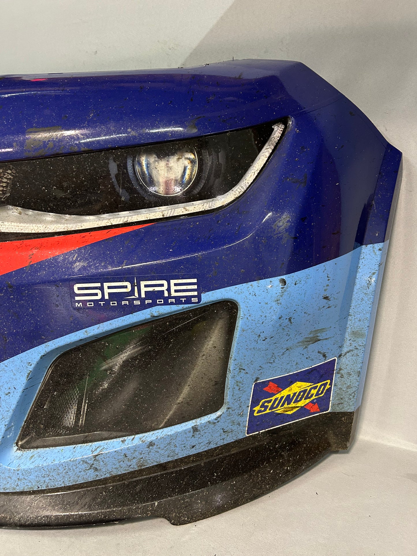 Carson Hocevar #77 2025 Pocono Delaware Life Nascar Front Nose