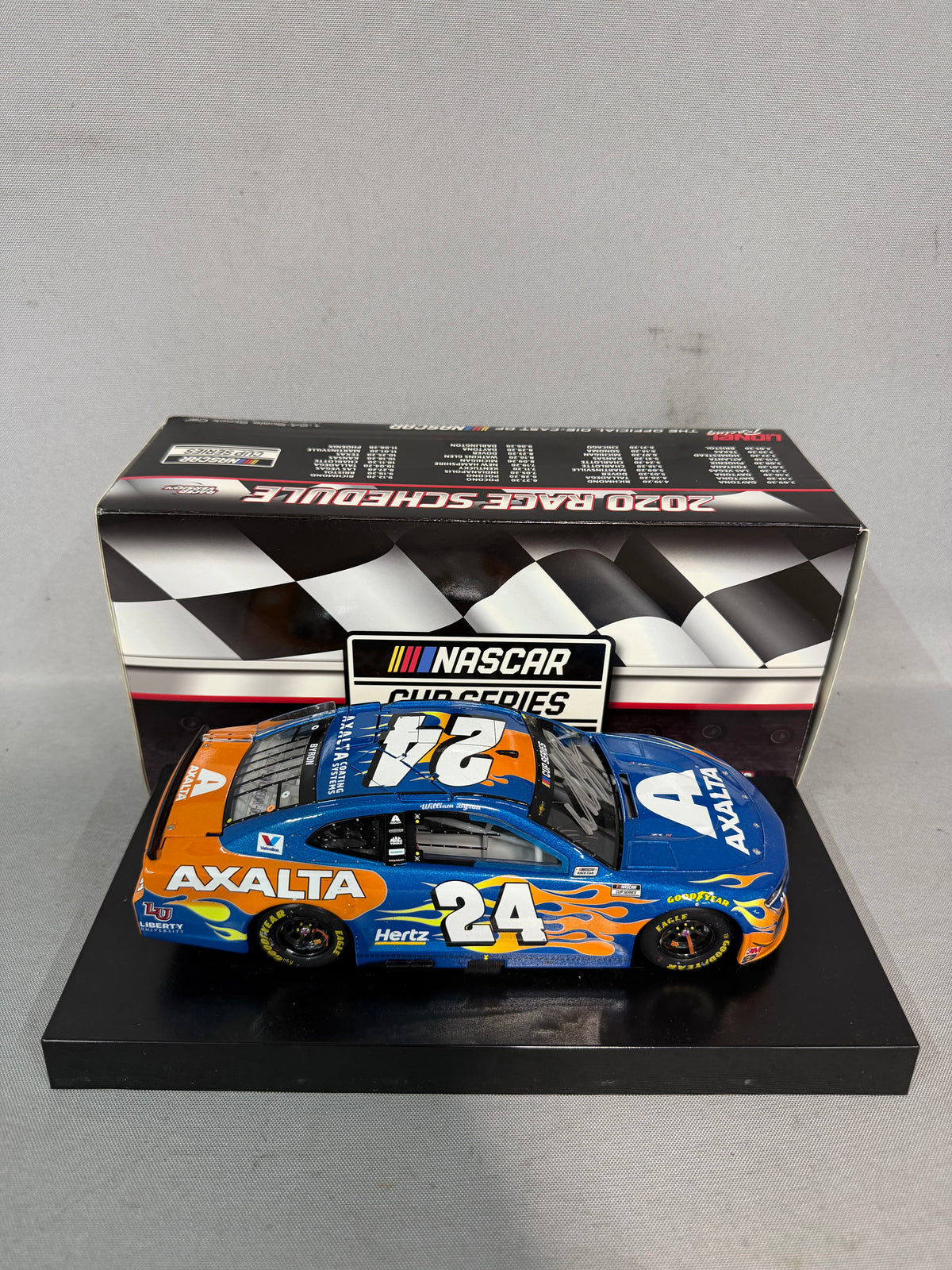 William Byron #24 2020 Daytona Duel #2 Win Axalta Nascar Autographed Diecast