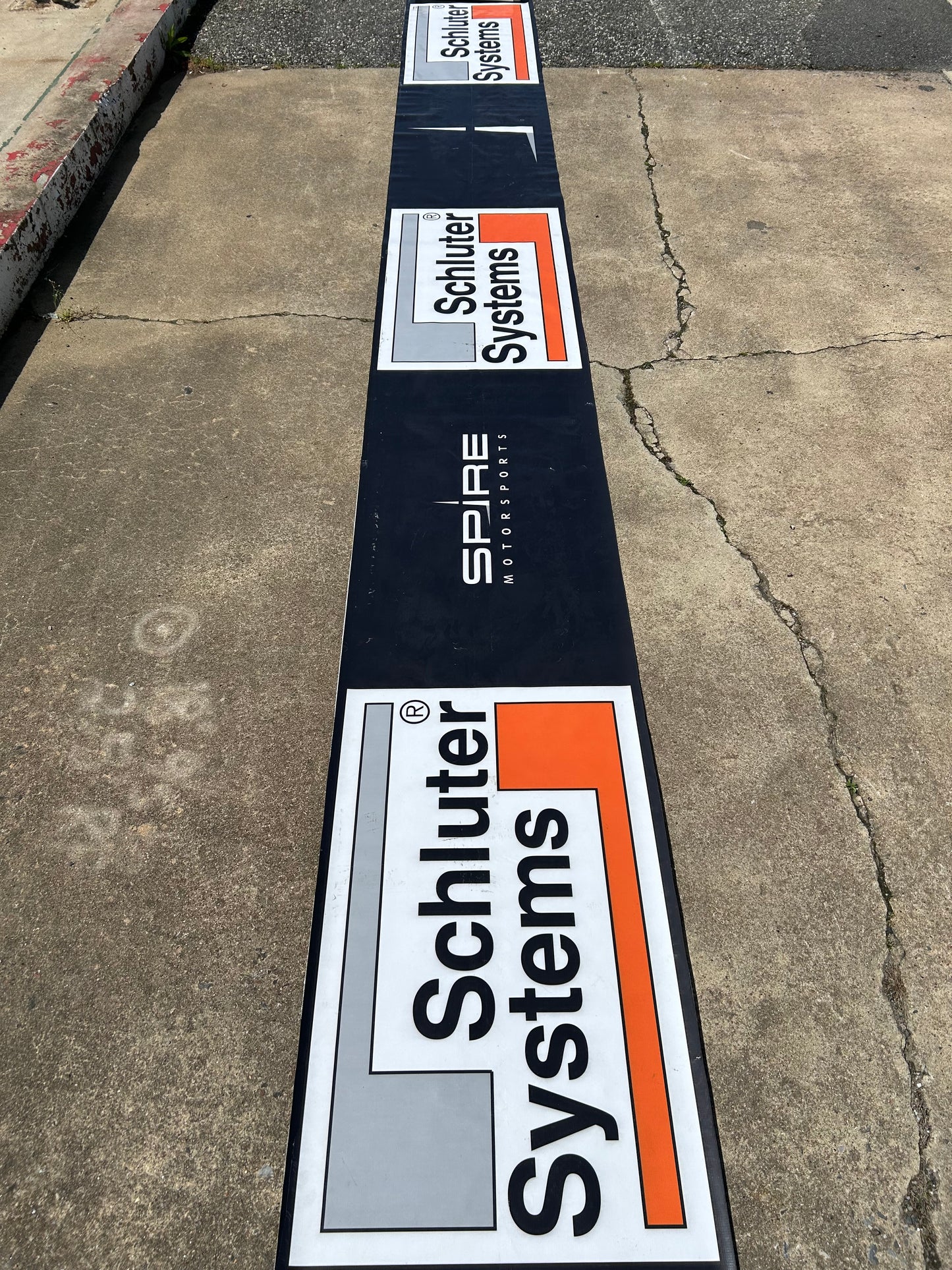 Corey Lajoie #7 2023 Schluter Systems Nascar Pit Wall Banner