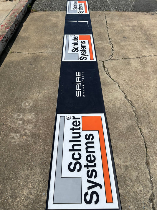 Corey Lajoie #7 2023 Schluter Systems Nascar Pit Wall Banner