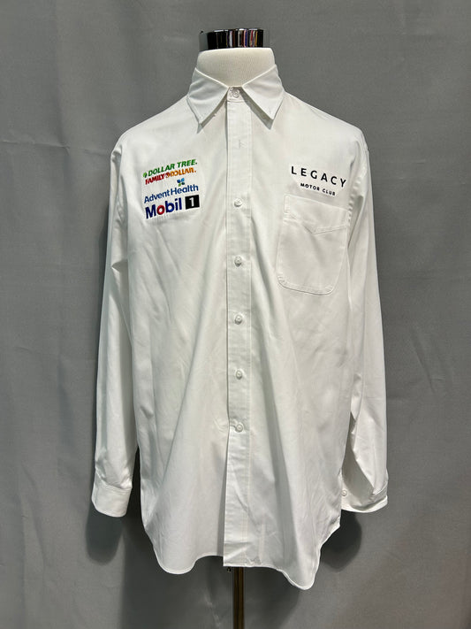 Erik Jones #43 Nascar Team Issued Button Up Shirt Size XL Tall
