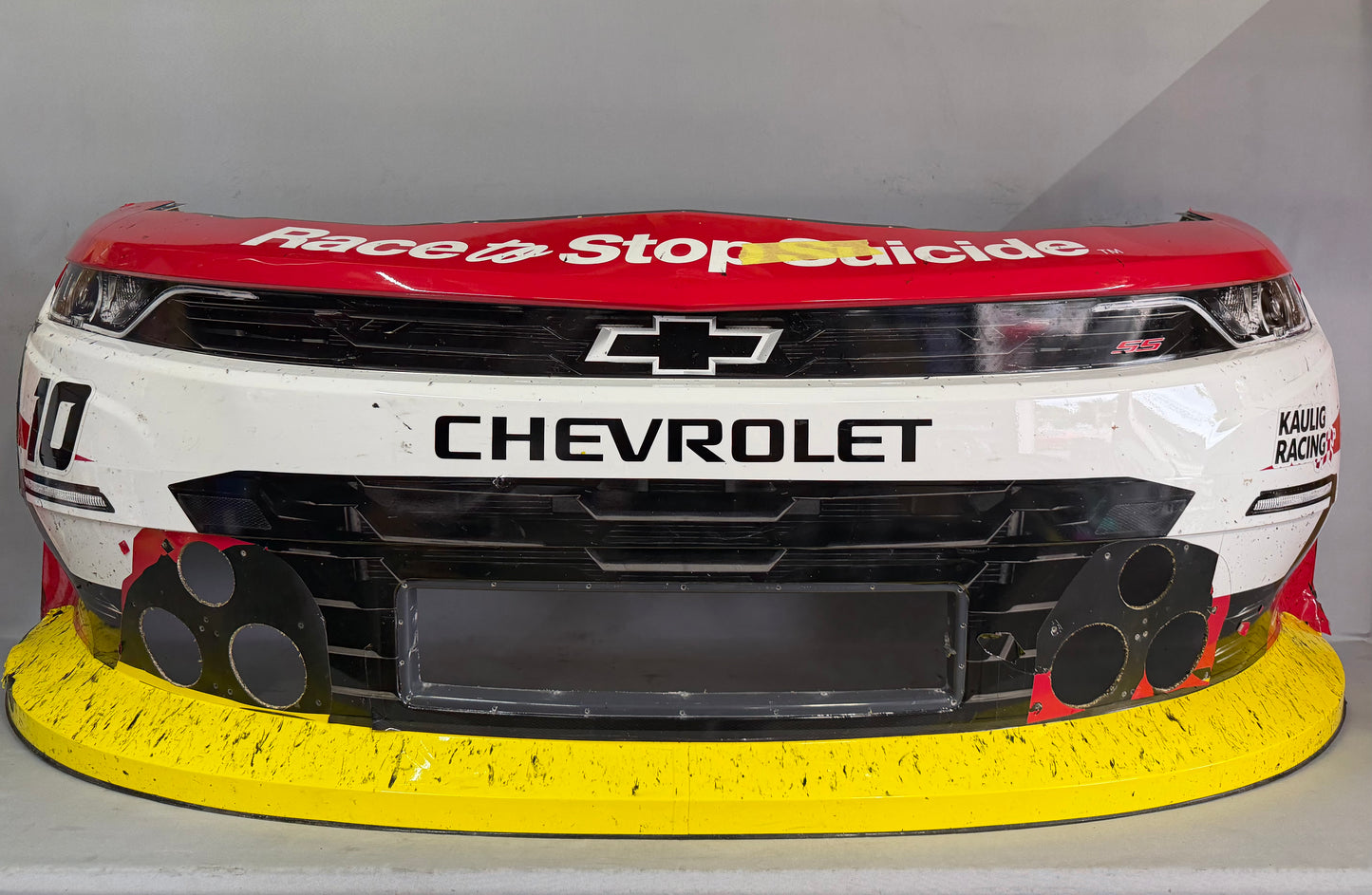 Daniel Dye #10 2025 Bristol Champion Container Nascar Front Nose