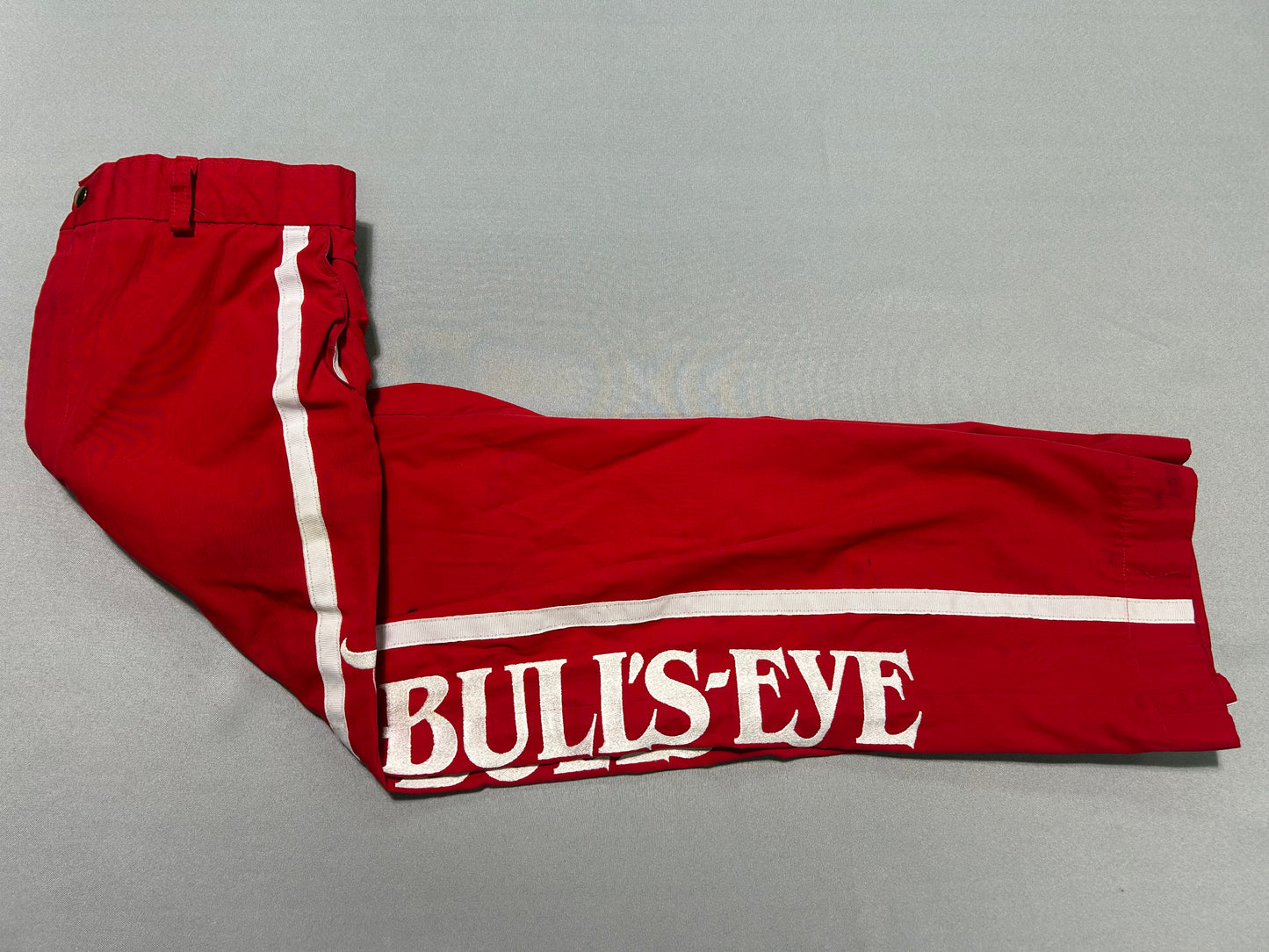 Chad Little Bullseye Barbeque Sauce Nascar Crew Pants 34x30