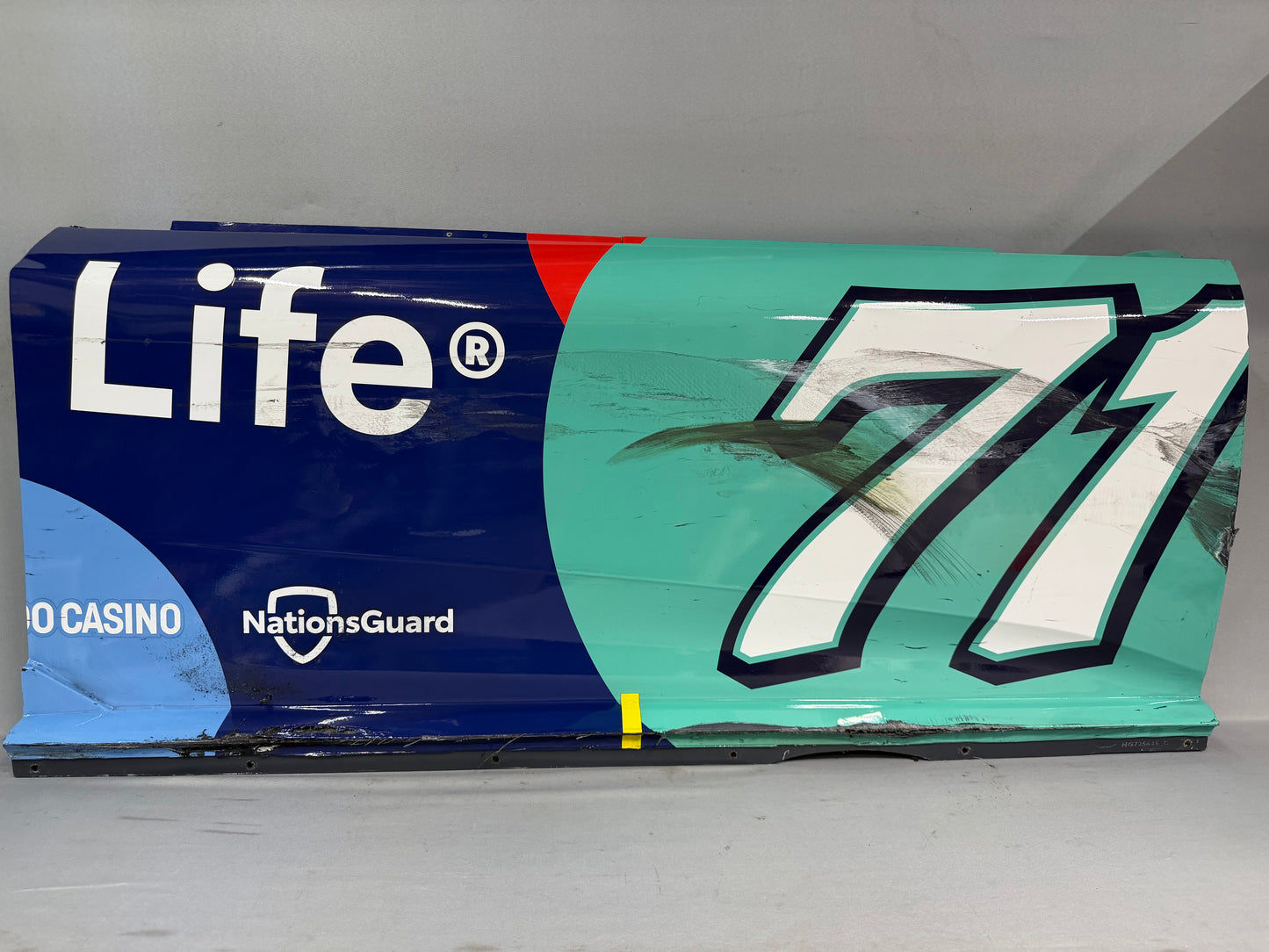 Michael McDowell #71 2026 Martinsville 1 Delaware Life Nascar Door Panel