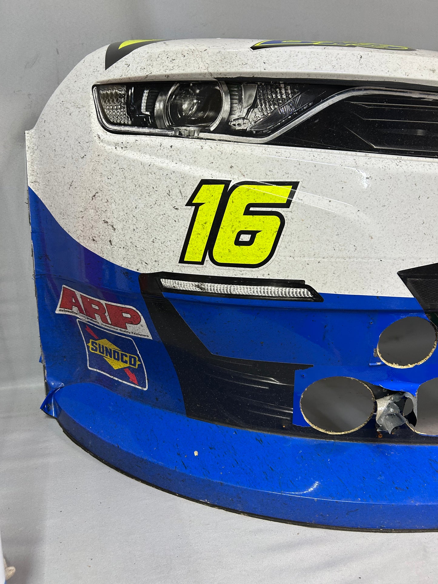 Christian Eckes #16 2025 Rockingham Black’s Tire Nascar Front Nose