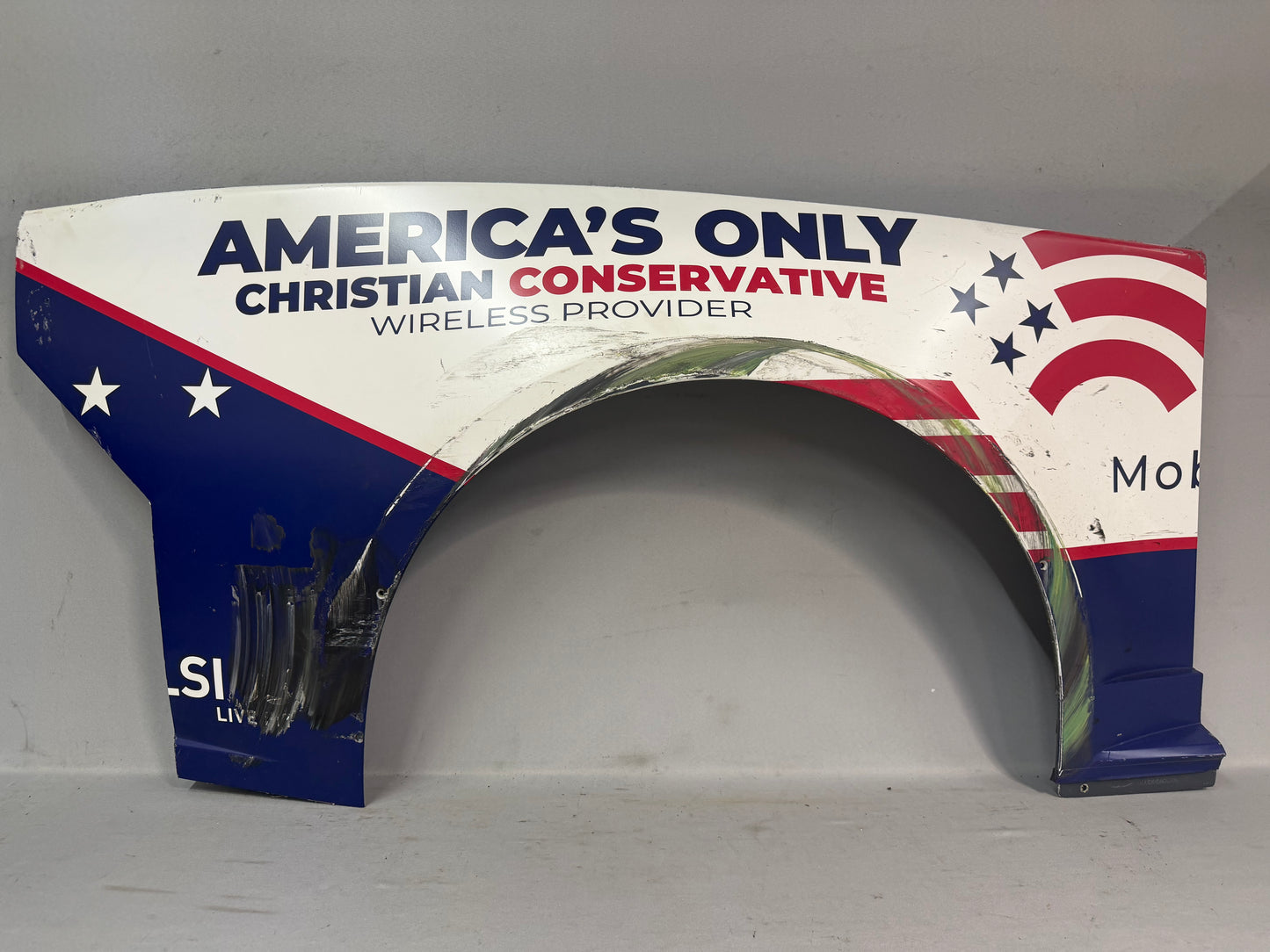 Ty Dillon #10 2026 Sonoma Patriot Mobile Nascar Quarter Panel