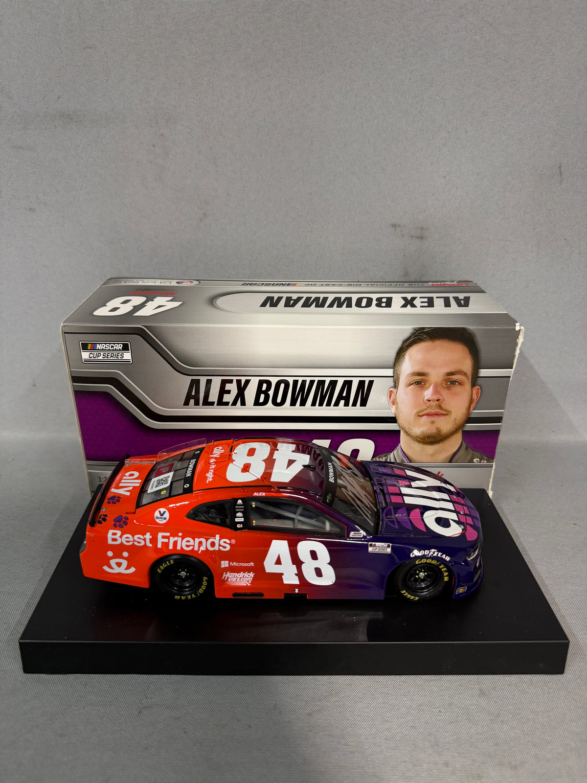 Alex Bowman #48 2021 Ally Best Friends Nascar Autographed Diecast