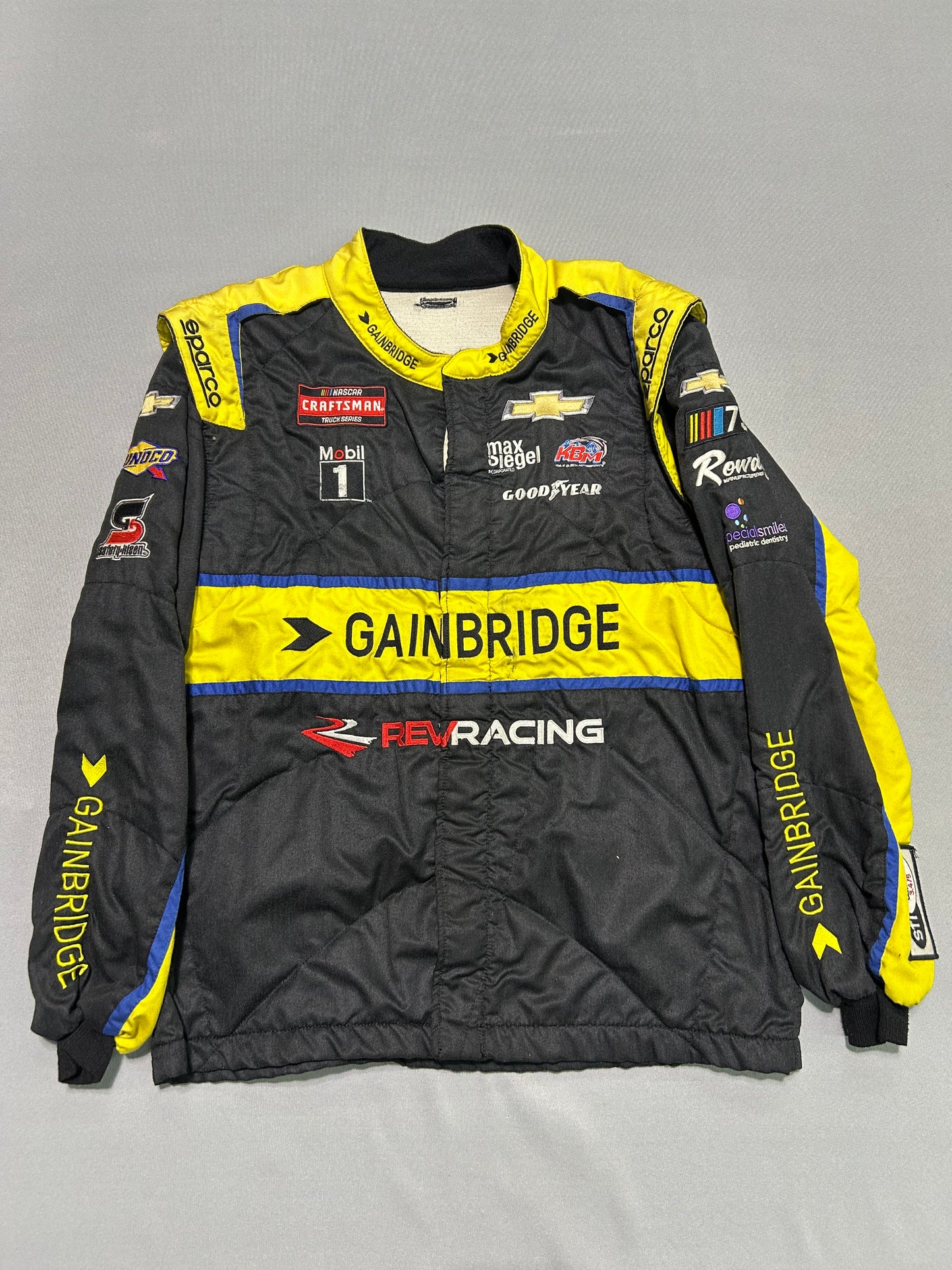 Nick Sanchez #2 2023 Gainbridge Nascar 2 Piece Crew Firesuit C-48 W-38 L-32