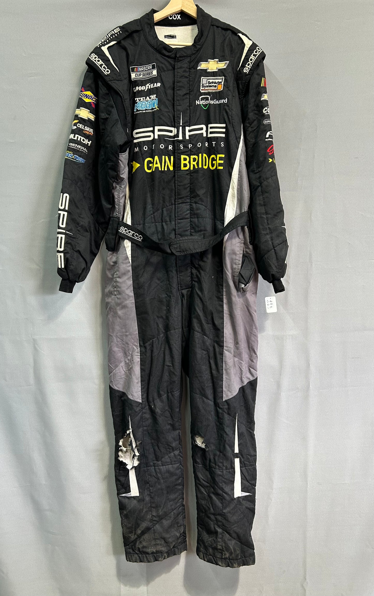 Corey Lajoie #7 2023 Spire Motorsports Nascar Crew Firesuit C-46 W-40 L-34