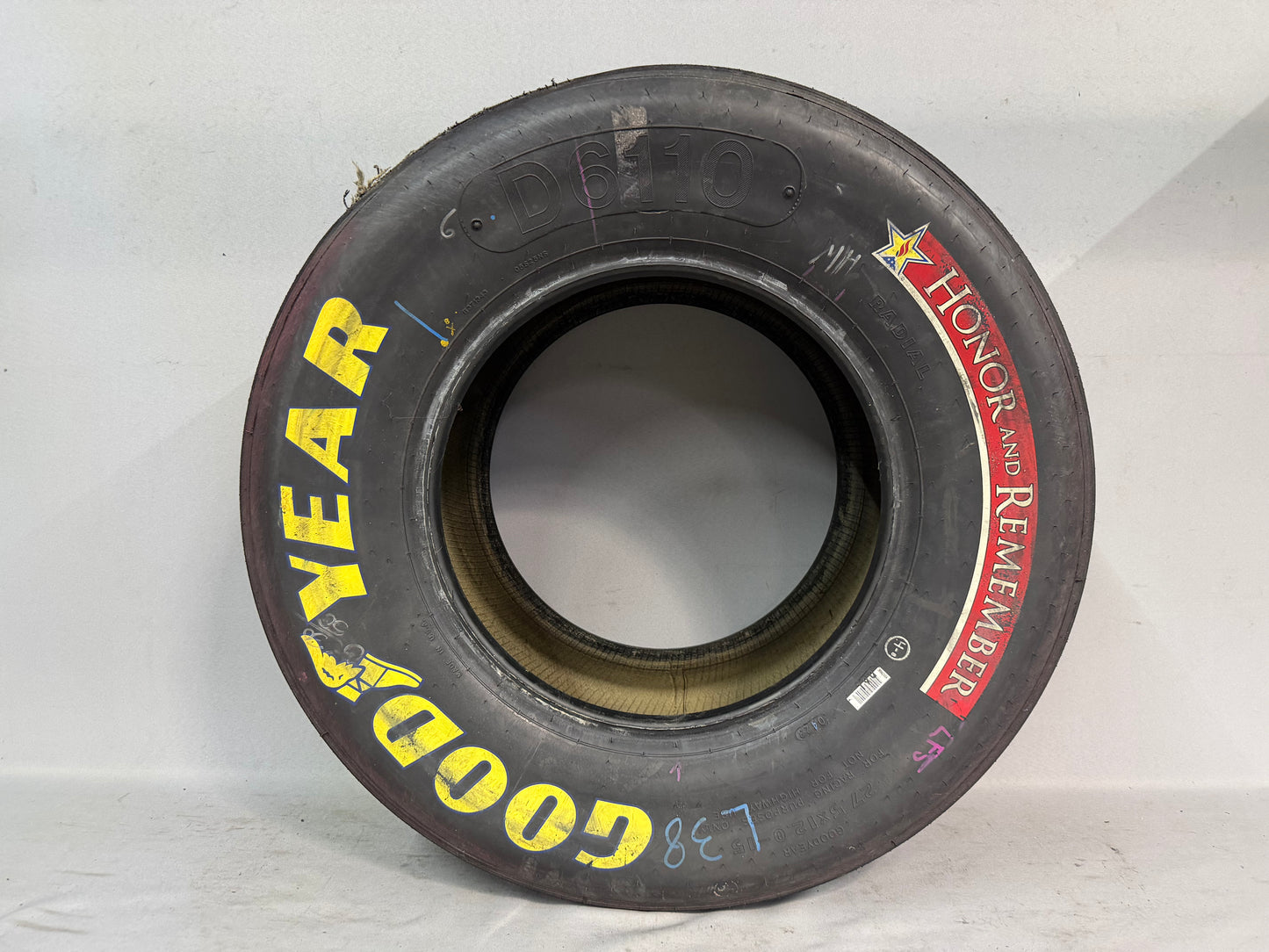 Zane Smith #38 2023 Charlotte Nascar Goodyear Tire
