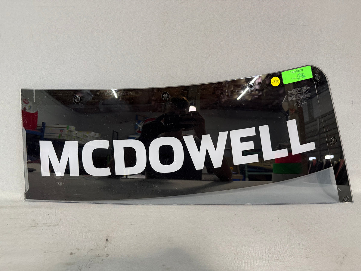 Michael McDowell #71 2025 Nashville Nascar Windshield Banner