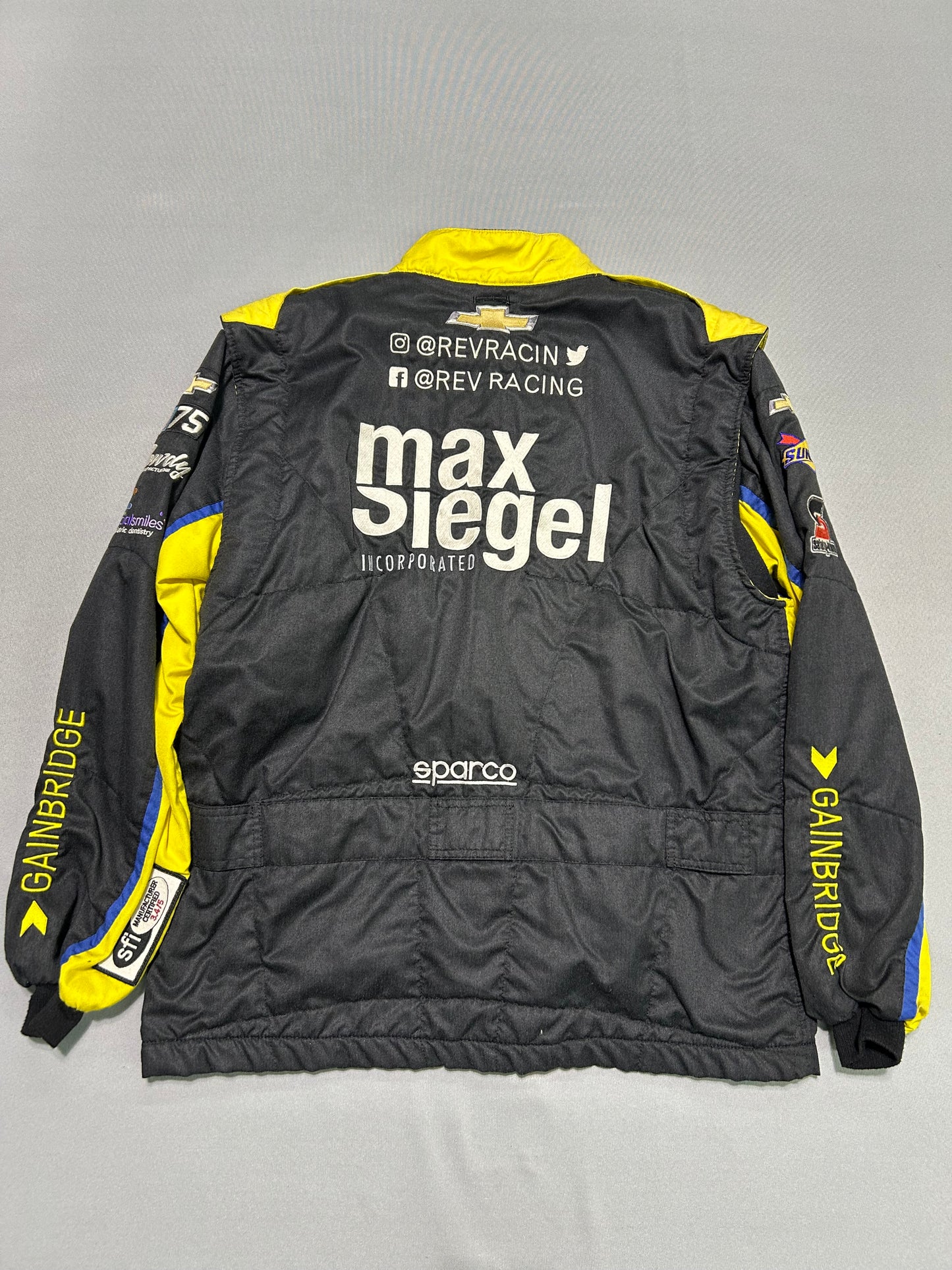 Nick Sanchez #2 2023 Gainbridge Nascar 2 Piece Crew Firesuit C-48 W-38 L-32
