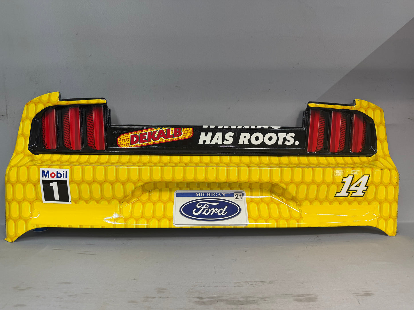 Chase Briscoe #14 2021 Kansas Dekalb Nascar Rear Bumper