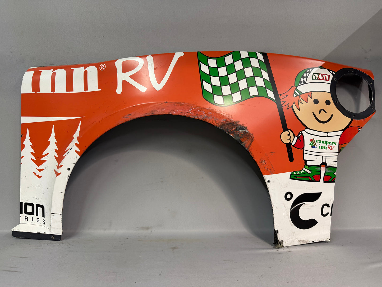 AJ Allmendinger #16 2025 Wilkesboro All Star Campers Inn RV Nascar Quarter Panel