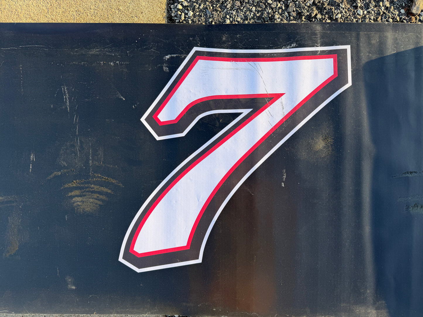 Connor Zilisch #7 2024 Team Silver Hare Nascar Pit Wall Banner