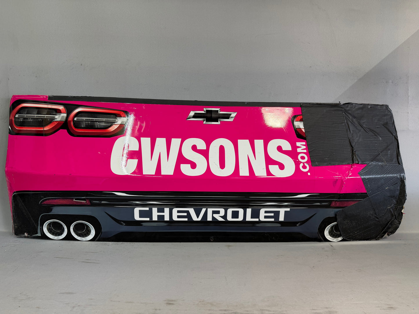 Brennan Poole #44 2025 Charlotte Roval CW Sons Nascar Rear Bumper