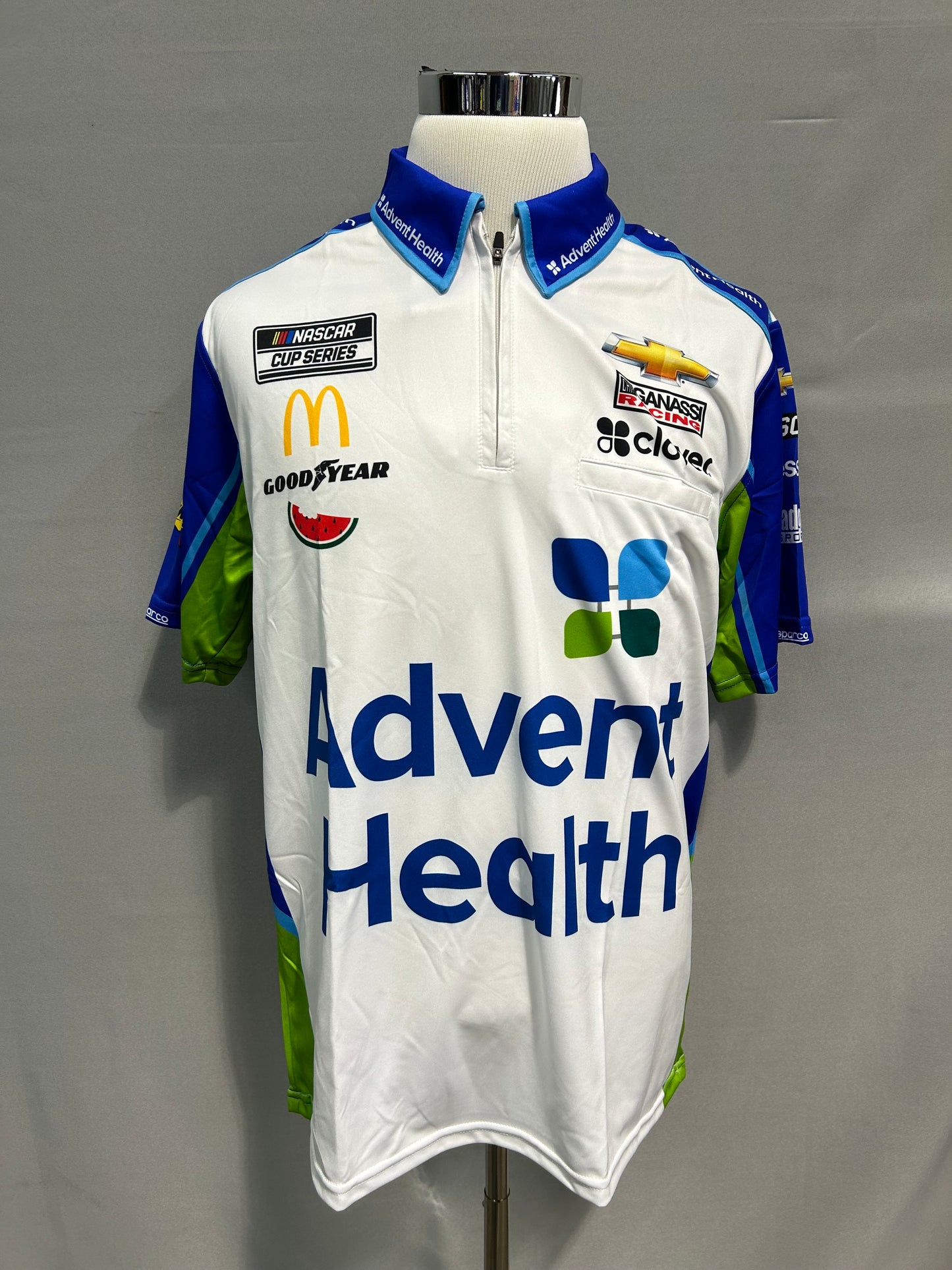 Ross Chastain #42 Advent Health Nascar Crew Shirt Size Large