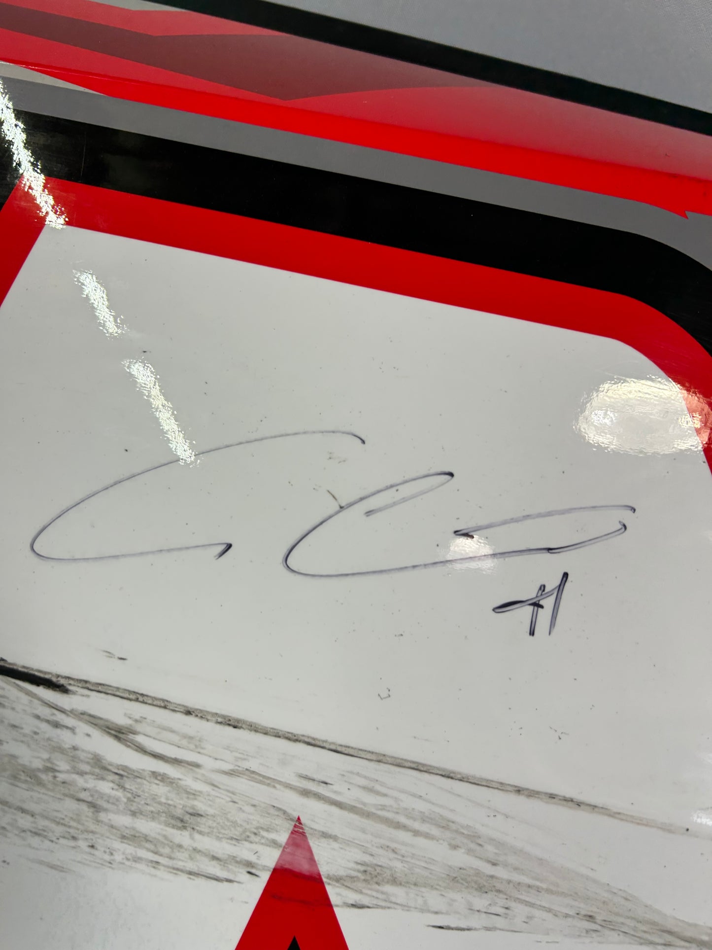 Cole Custer #41 2025 Autographed Haas Tooling Nascar Door Panel