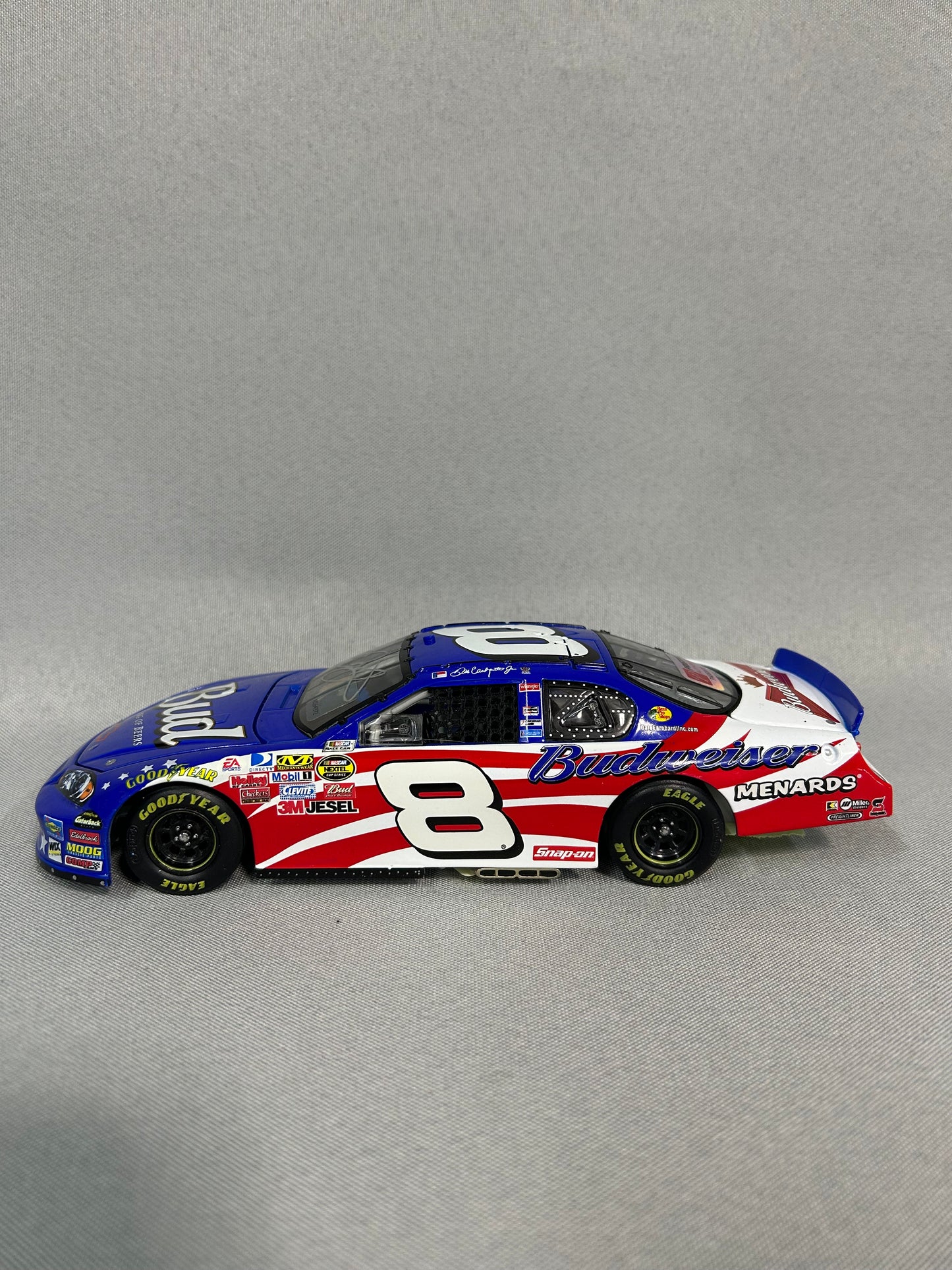 Dale Earnhardt Jr 2007 Budweiser Stars Stripes Nascar Autographed Diecast