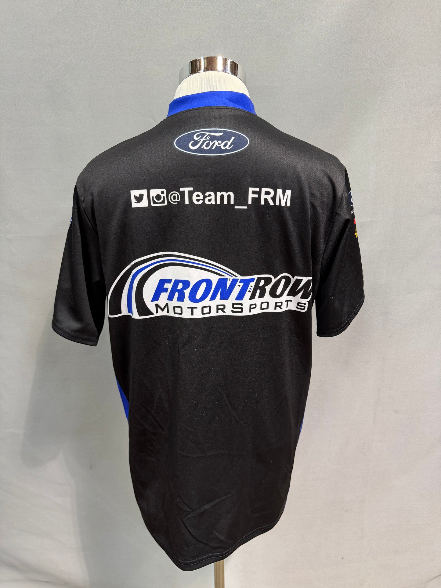 Michael McDowell #34 2021 Front Row Motorsports Nascar Crew Shirt Size Large