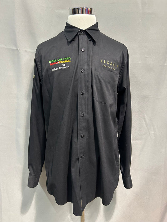 Erik Jones #43 Nascar Team Issued Button Up Dress Shirt Size XL Tall