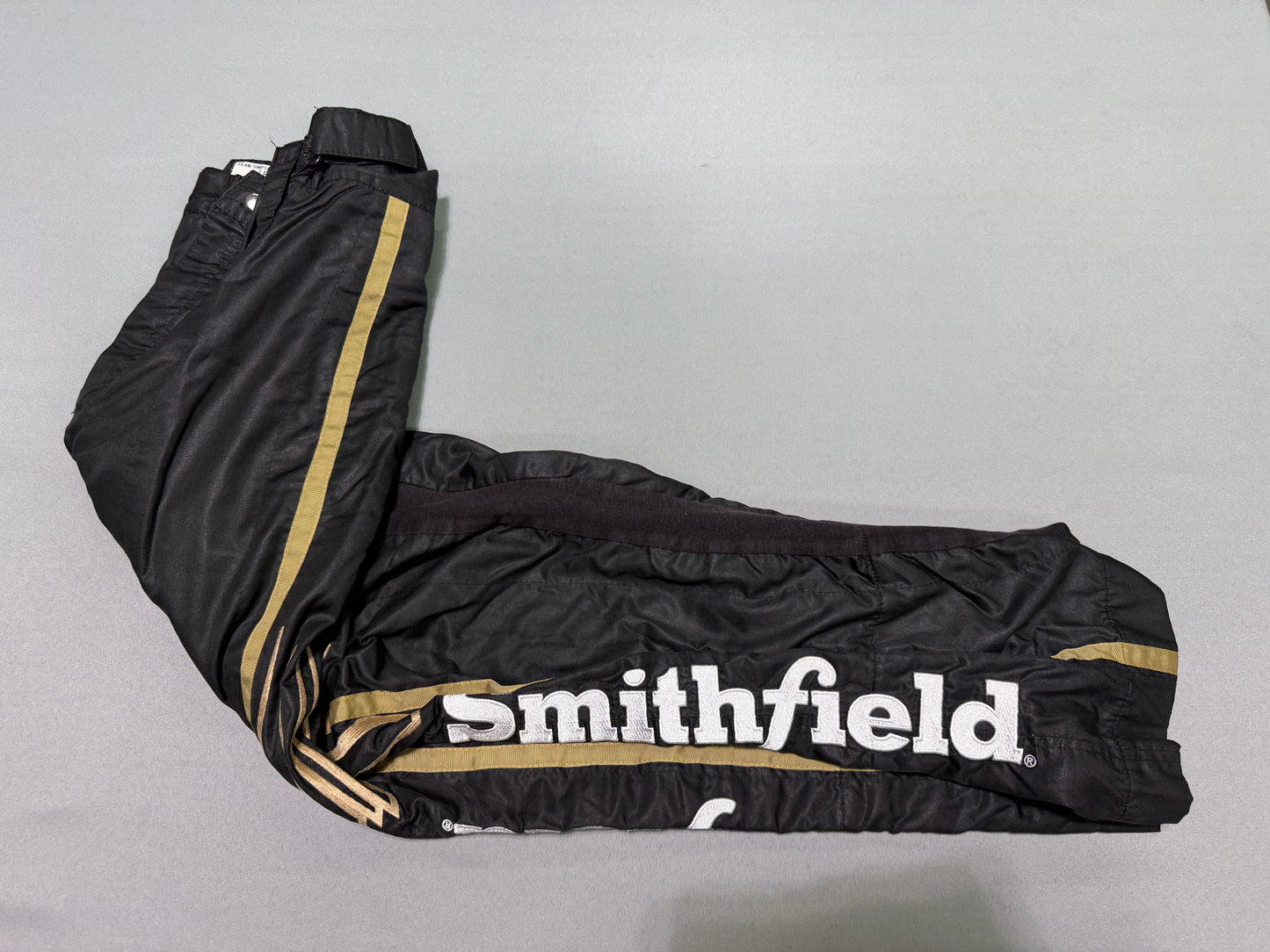 Aric Almirola #10 Smithfield Nascar 2 Piece Crew Firesuit C-44 W-34 L-30