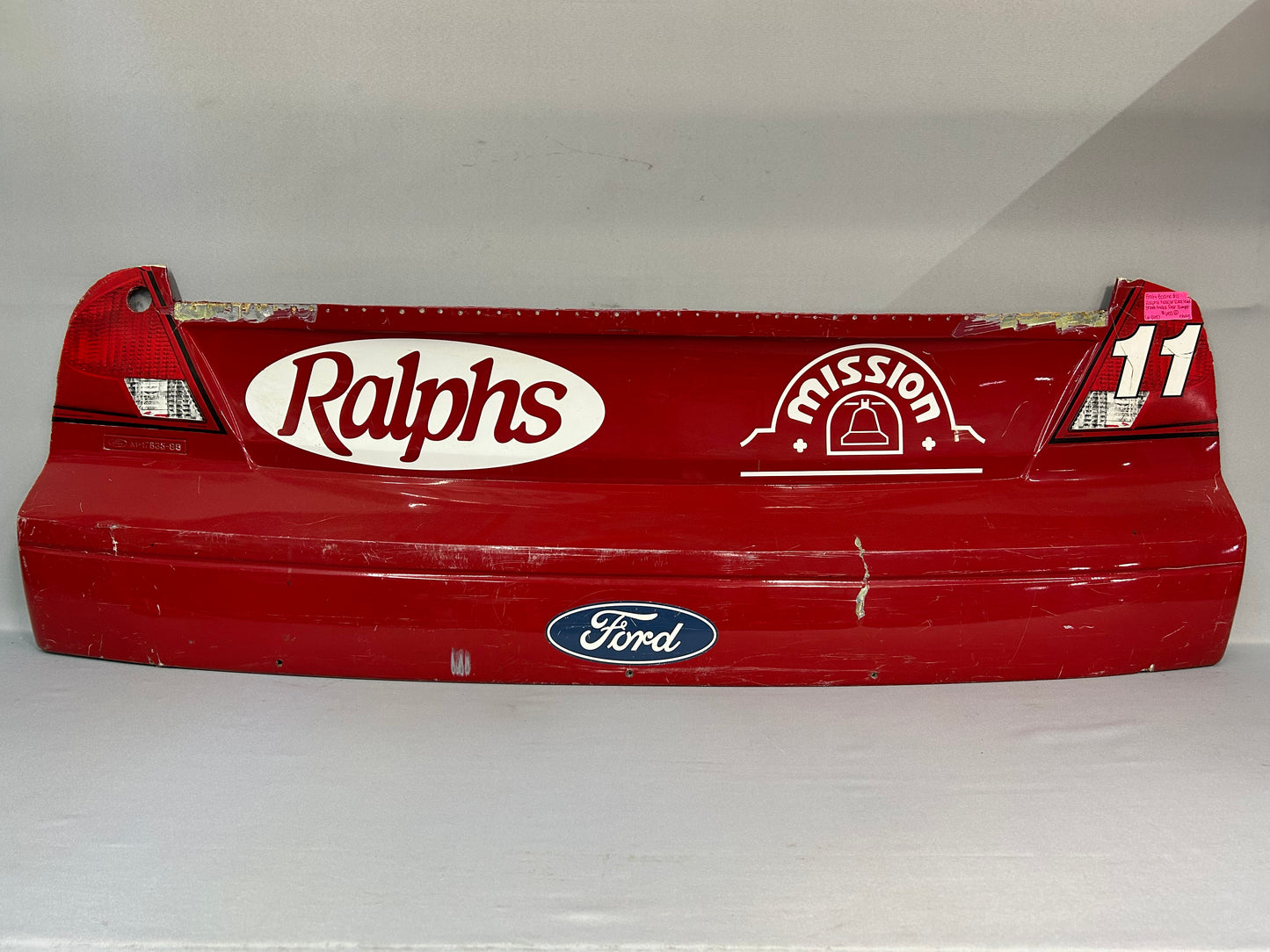 Brett Bodine #11 Ralph’s Mission Nascar Rear Bumper