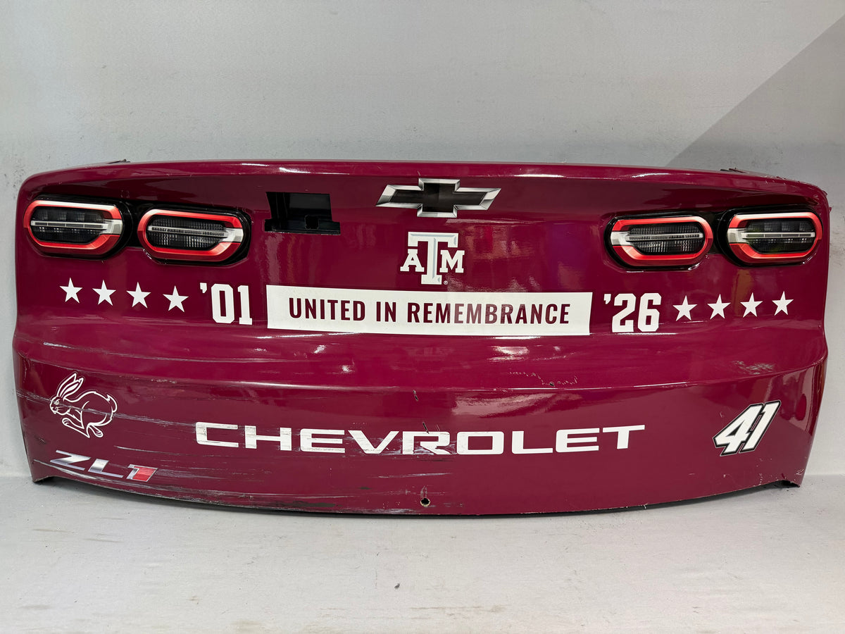 Cole Custer #41 2026 Bristol 2 Texas A&M Nascar Rear Bumper