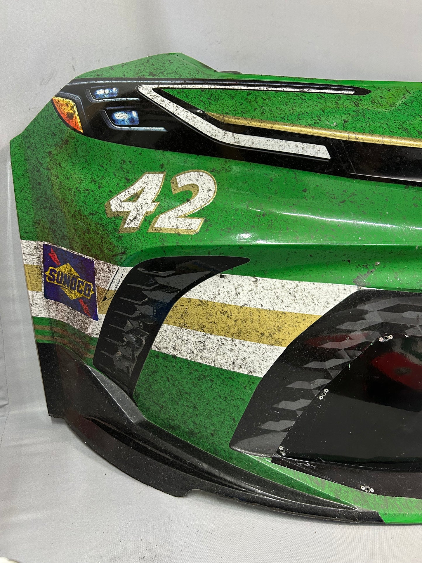 John Hunter Nemechek #42 2025 Kansas Dollar Tree Nascar Front Nose
