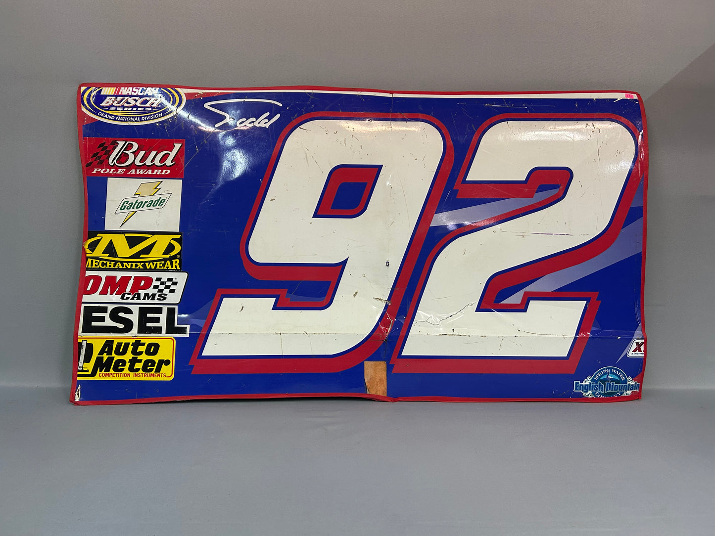 Todd Bodine #92 2002 Excedrin Nascar Door Panel