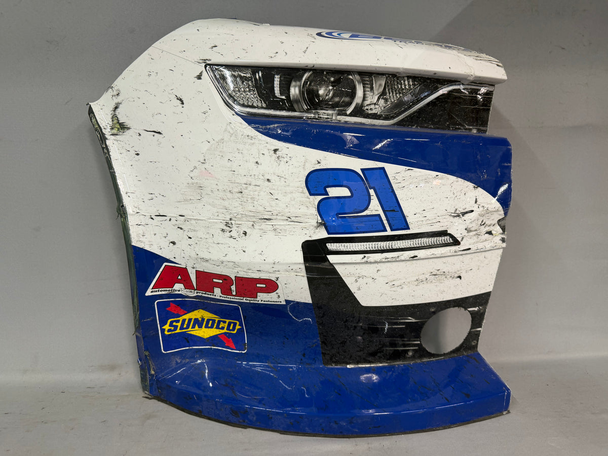 Austin Hill #21 2026 Martinsville 1 Bennett Transportation Nascar Nose Corner