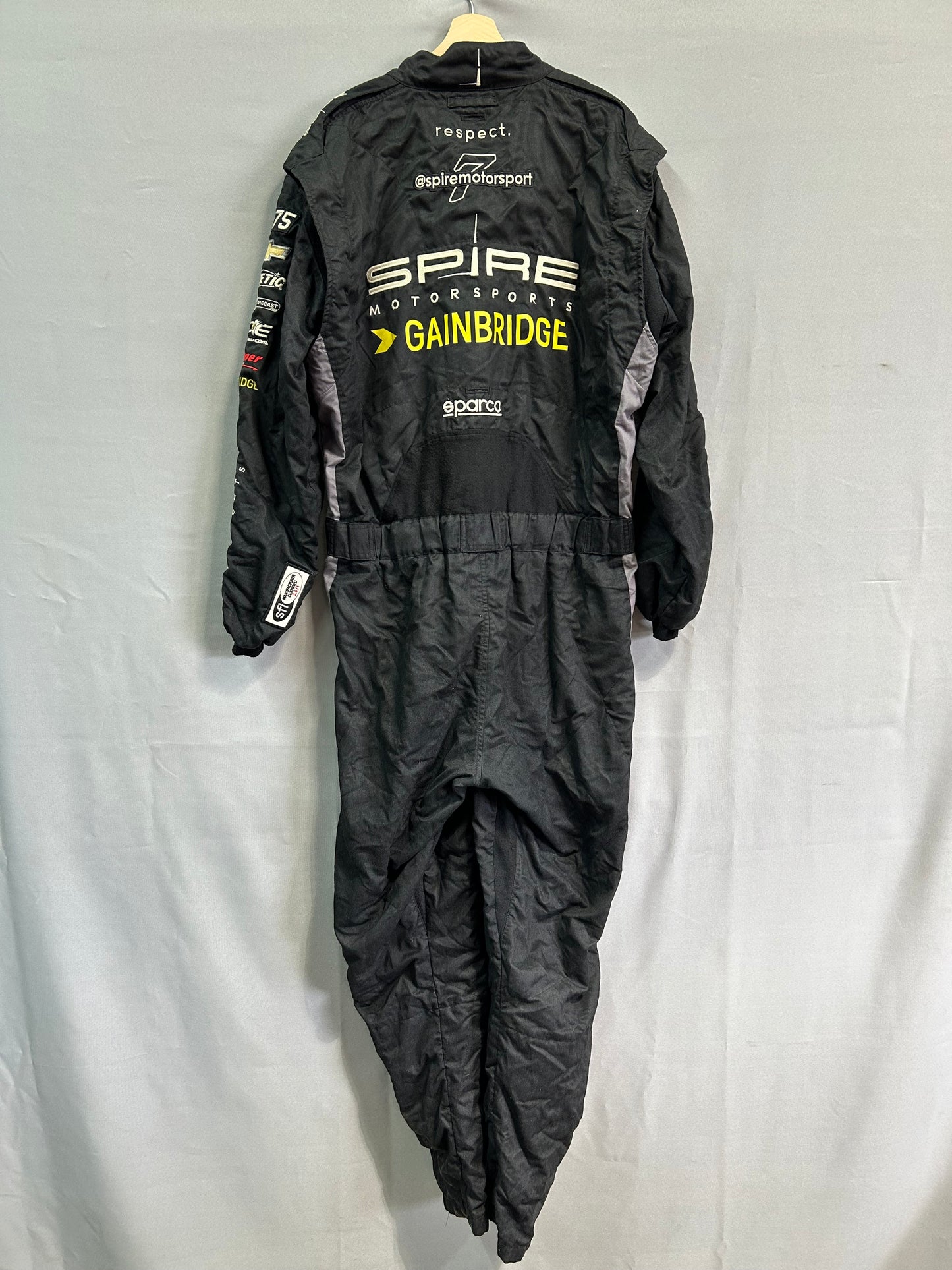 Corey Lajoie #7 2023 Spire Motorsports Nascar Crew Firesuit C-48 W-42 L-34