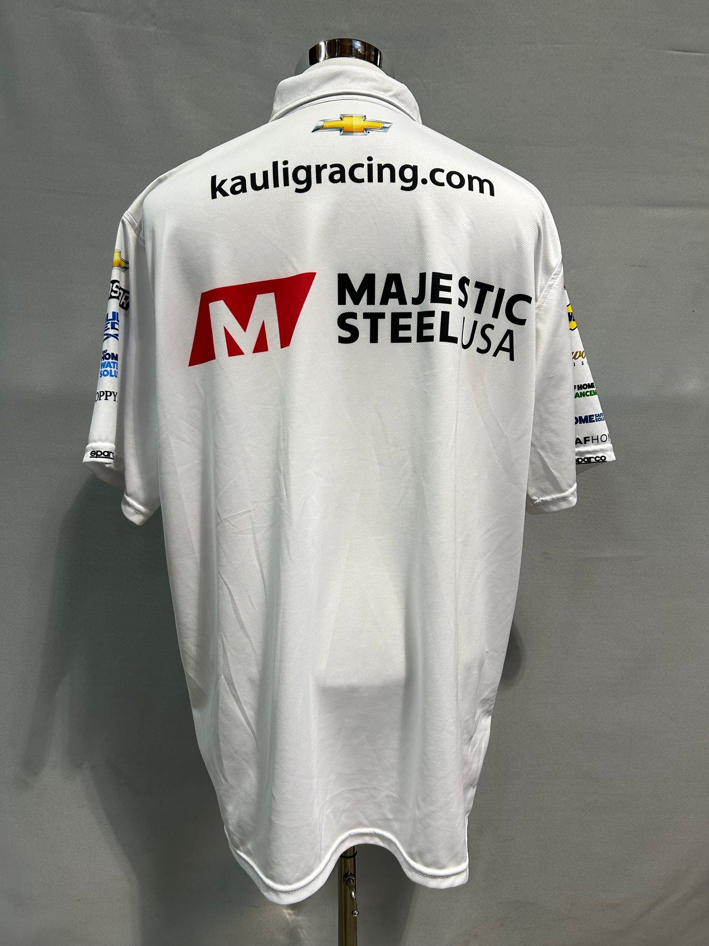 Daniel Hemric #16 Majestic Steel Nascar Crew Shirt Size 2XL