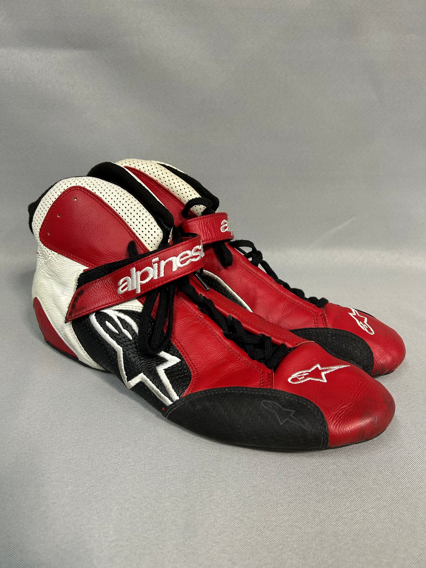 Aric Almirola #10 2022 Autographed Go Bowling Nascar Driver Shoes