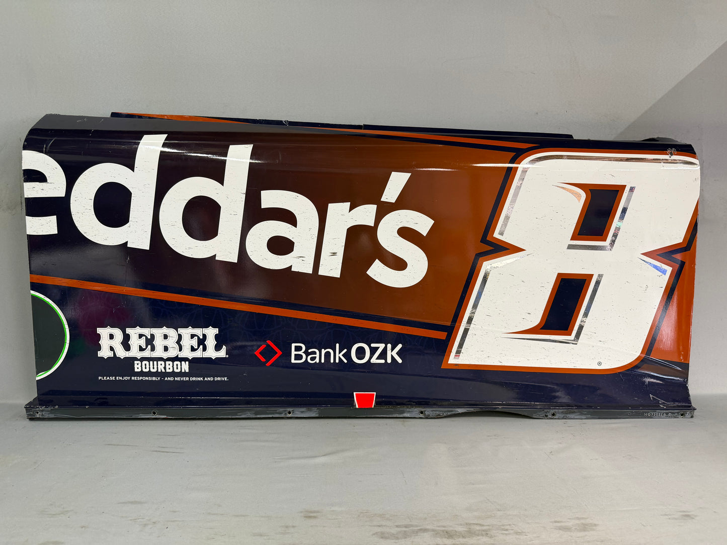 Kyle Busch #8 2025 Talladega Cheddars Nascar Door Panel